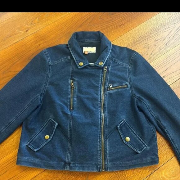 Anthropologie Pilcro Blue Jean Jacket Classic Denim Style - Picture 7 of 10